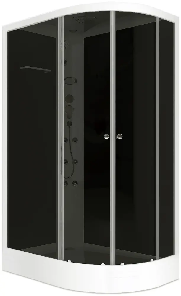 Душевая кабина KABINKA.KZ Delight Slim (128 L), 218х120 см, низкий поддон