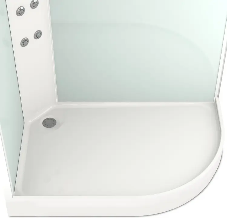 Душевая кабина KABINKA.KZ Delight Slim (128 L), 218х120 см, низкий поддон