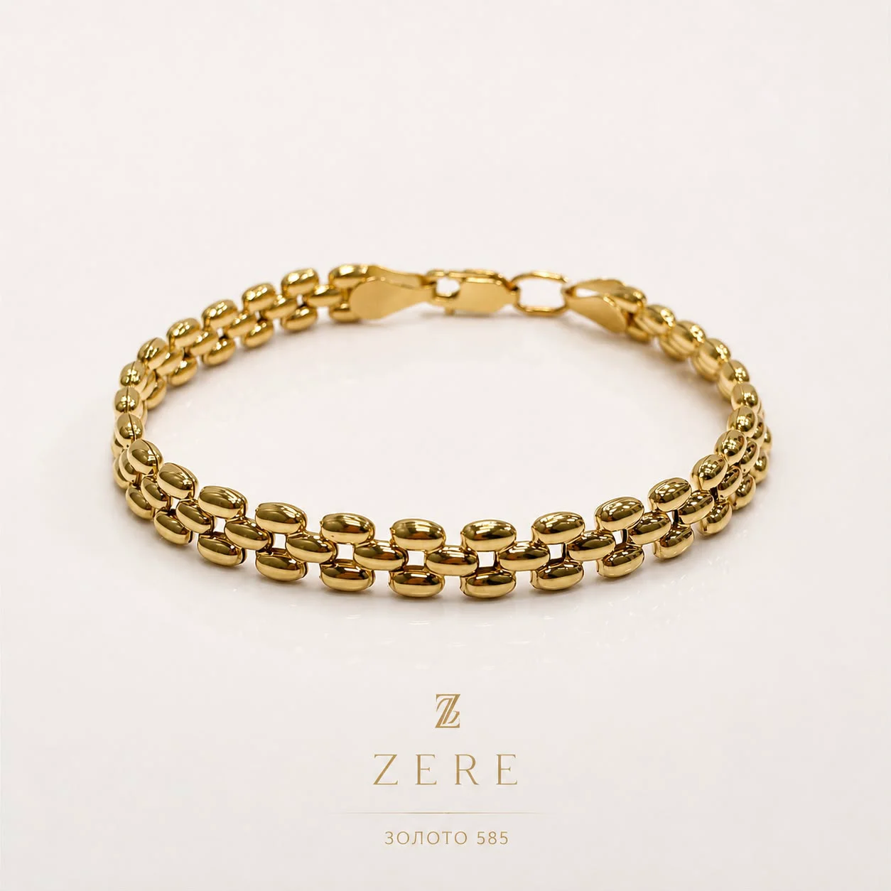 Браслет Zere ZR030702 жёлтое золото 5.92гр 18.5р купить,496200
