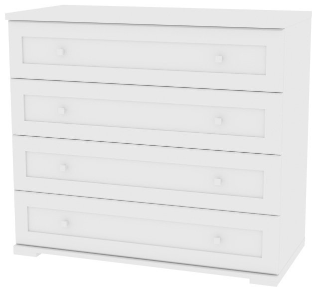 Комод Глазов Харрис, 95x44.50x85.1 см, белый