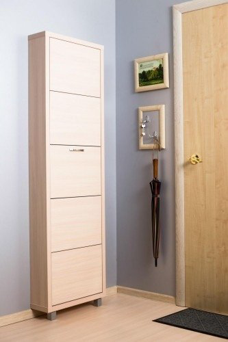 Обувница АЙРОН 54.50x19x174 см, ЛДСП купить,NaN