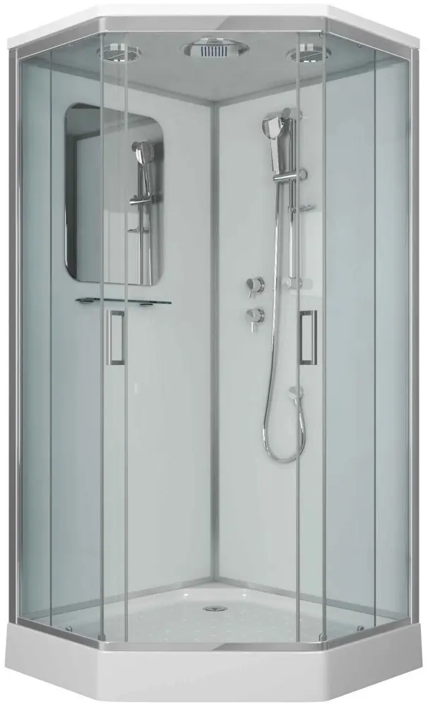 Душевая кабина Niagara NG-6002-01D, 220х100 см, низкий поддон