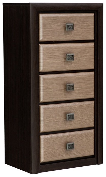 Комод BRW Коен КОМ5S, 58.50x40x114 см, коричневый