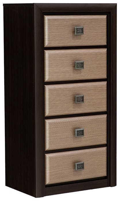 Комод BRW Коен КОМ5S, 58.50x40x114 см, коричневый купить,NaN