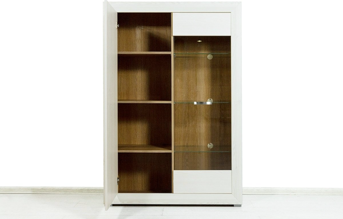 Комод BRW Мальта, 106.50x38x157.5 см, белый купить,NaN