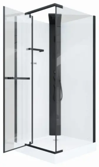 Душевая кабина KABINKA.KZ MiMi90B, 225х90 см, низкий поддон купить,NaN