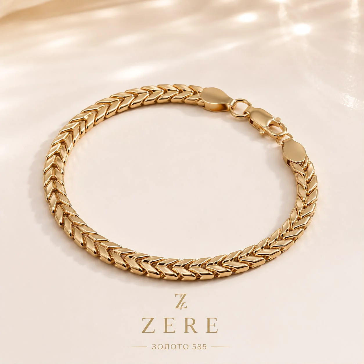 Браслет Zere ZR030704 жёлтое золото 7.35гр 19.5р купить,617750