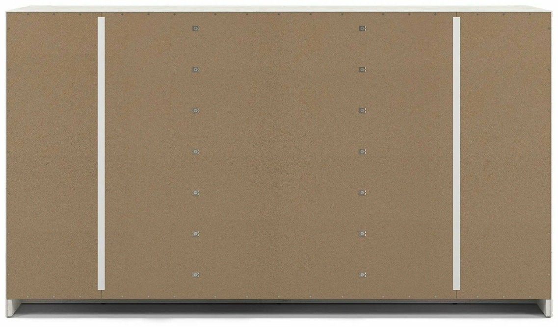 Комод MySTAR Вирджиния, 146.60x42.60x82.4 см, белый, серый купить,NaN