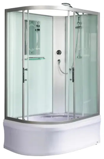Душевая кабина KABINKA.KZ WW500 HALLE 1201 R, 217х120 см, высокий поддон