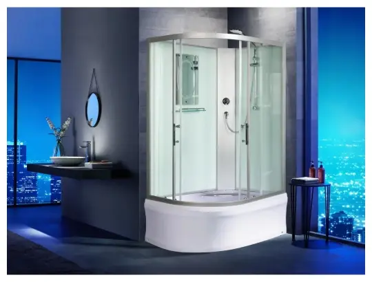 Душевая кабина KABINKA.KZ WW500 HALLE 1201 R, 217х120 см, высокий поддон