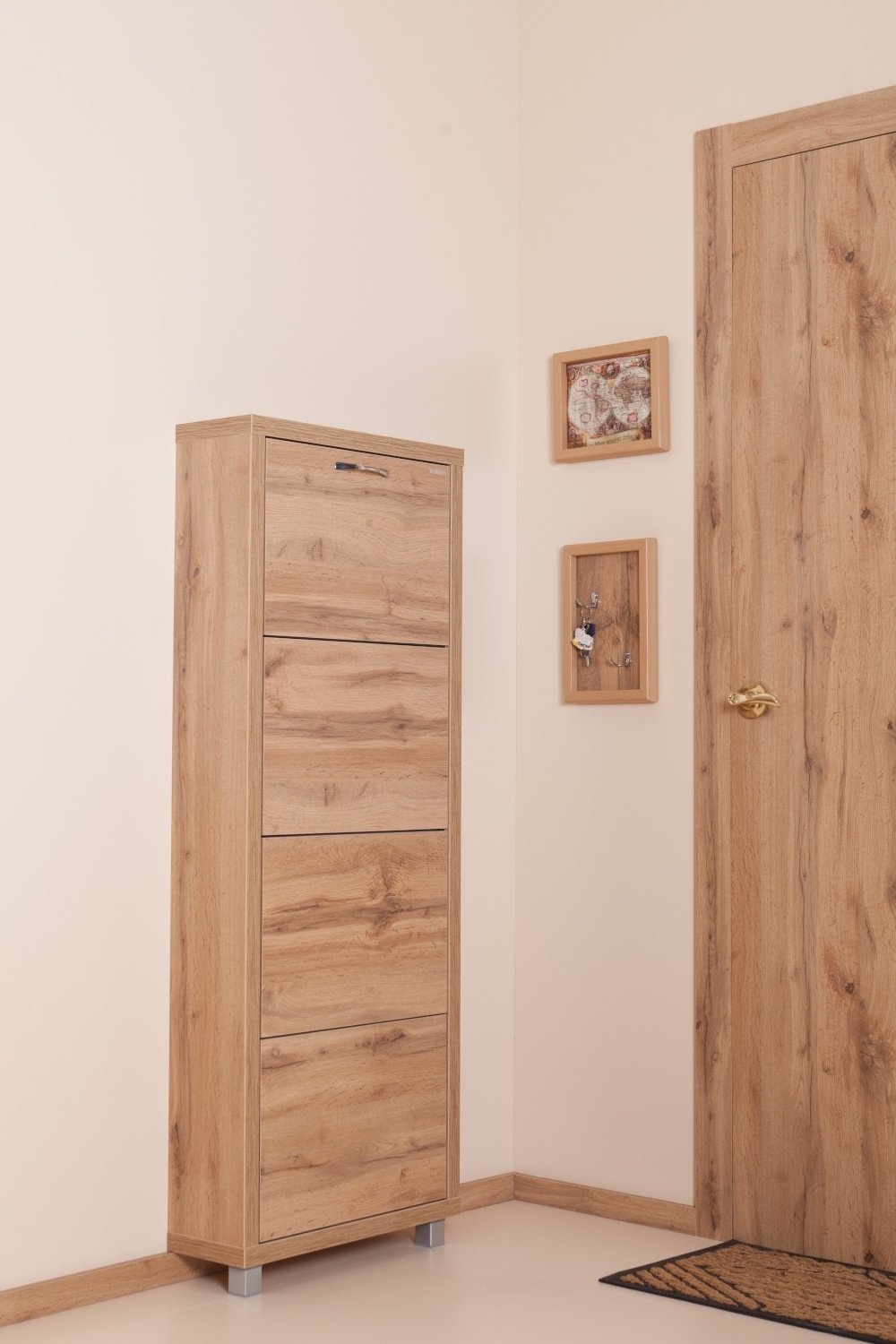 Обувница АЙРОН 54.50x19x146.5 см, ЛДСП