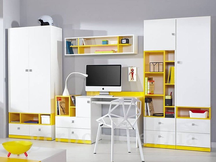 Гербор Моби 100841 детский стол, 130x55x83, ЛДСП, белый - ForteMarket Гербор Моби 100841 детский стол, 130x55x83, ЛДСП, белый купить,0