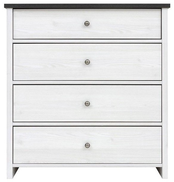 Комод BRW Порто 88.50x40x94см белый купить,NaN