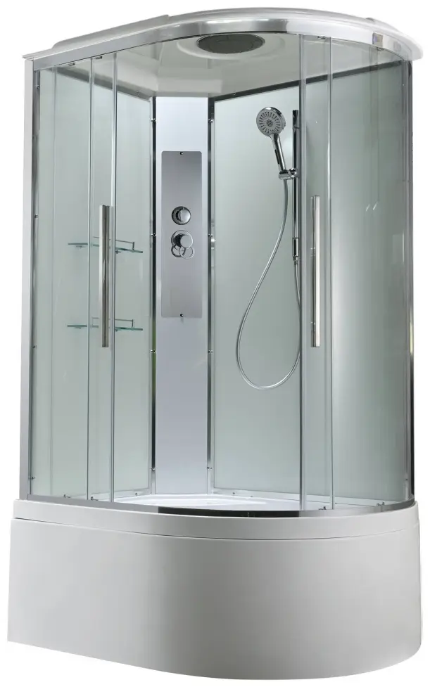 Душевая кабина KABINKA.KZ EM5812LT, 220х120 см, высокий поддон