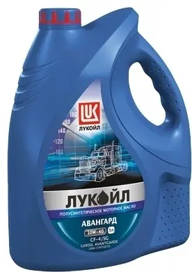 Моторное масло Полусинтетическое ЛУКОЙЛ АВАНГАРД 10W-40 5 л купить,17800