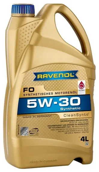 Моторное масло Синтетическое RAVENOL FO 5W-30 4 л