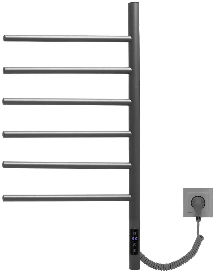 Полотенцесушитель электрический Vincea VTD-1S2CGE , нестандартный 43x80 см