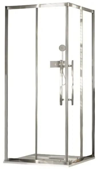 Душевое ограждение KABINKA.KZ двухстенное ESF-80D1+120D2-C, 800х1950 мм