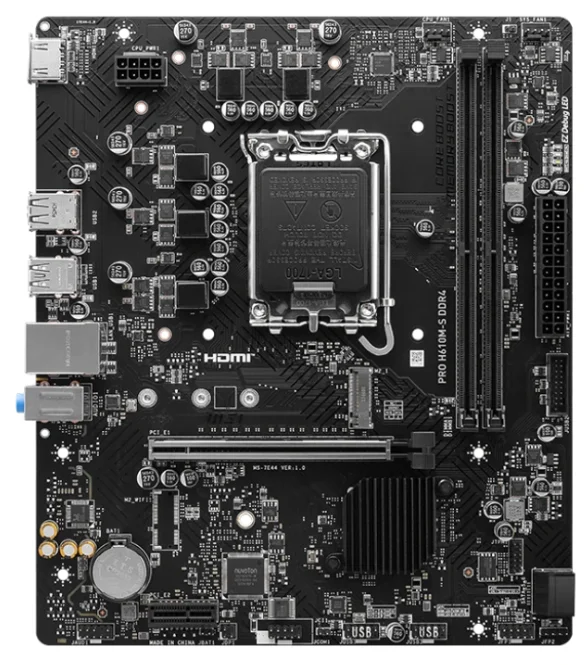 Материнская плата MSI Pro H610M-S DDR4