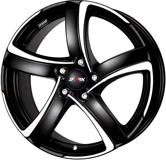Комплект дисков Alutec Shark 5x112 8x18 ET35 D70.1 черный алмаз купить,494000