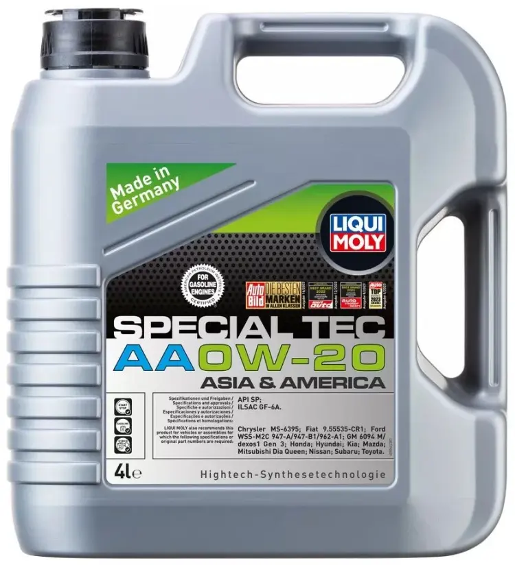 Моторное масло Синтетическое LIQUI MOLY AA SPECIAL TEC 0W-20 4 л купить,40400