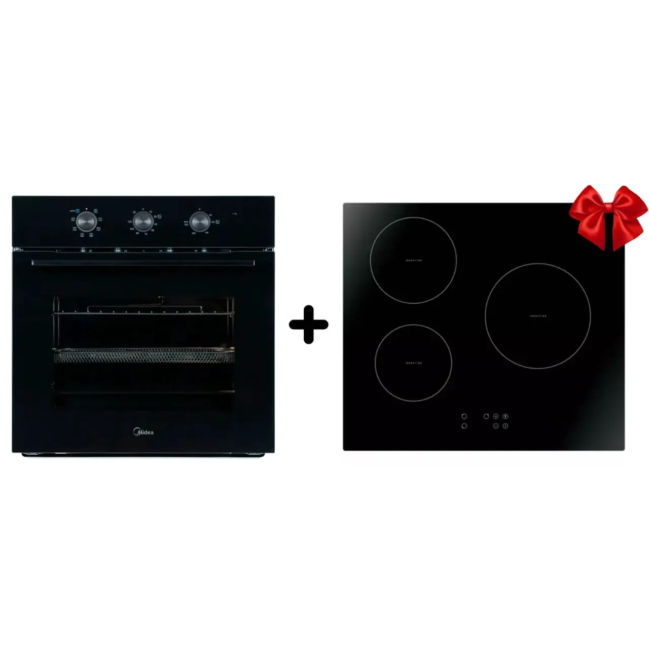 Духовой шкаф Midea MO 12800 GB + варочная поверхность Midea MCI-B632D