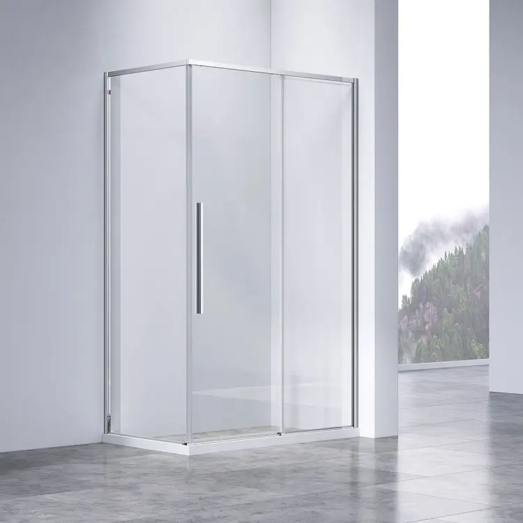 Душевое ограждение KABINKA.KZ двухстенное VSR-4SN8013CL, 1300х1950 мм купить,NaN