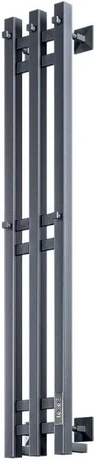 Полотенцесушитель электрический Veconi E12015GR-B, I-образный 15x120 см