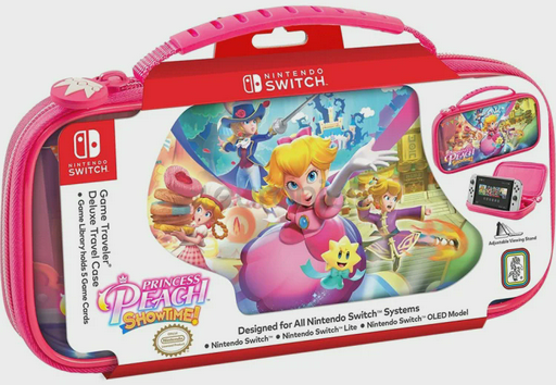 Чехол для NS Deluxe Travel Case Princess Peach Showtime розовый