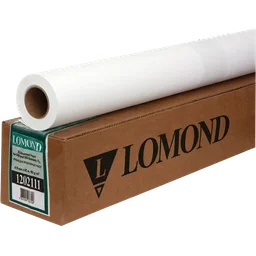 Бумага рулонная Lomond (1204051) самоклеящаяся глянцевая 24" (610мм*20м*50мм) 85 г/м2