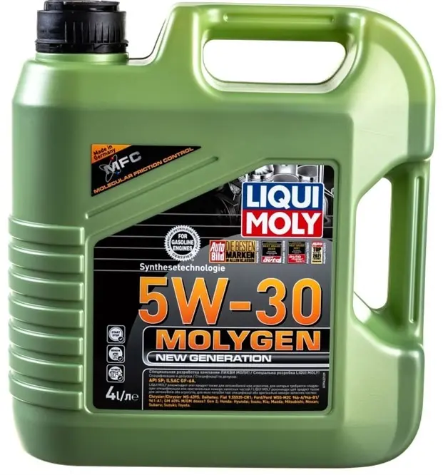 Моторное масло Синтетическое LIQUI MOLY MOLYGEN NEW GENERATION 5W-30 5W-30 4 л купить,52900