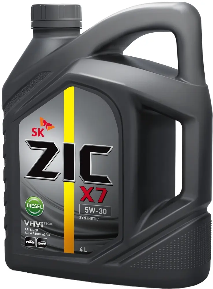 Моторное масло Синтетическое ZIC X7 DIESEL 5W-30 4 л купить,NaN