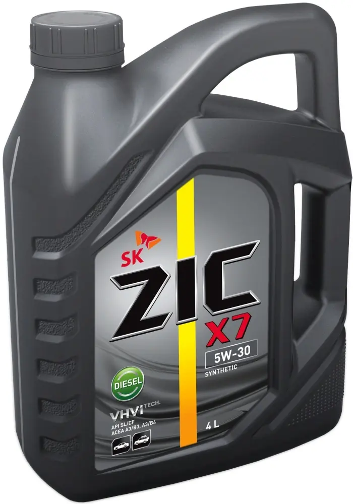 Моторное масло Синтетическое ZIC X7 DIESEL 5W-30 4 л купить,NaN
