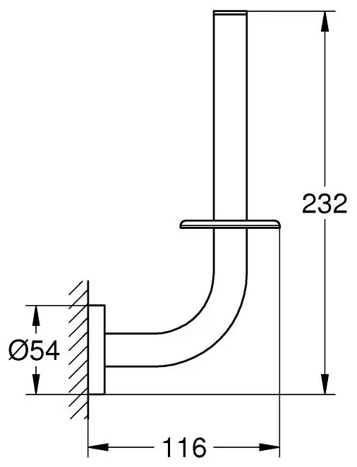 Grohe держатель 40385GN1 1 шт, металл купить,NaN