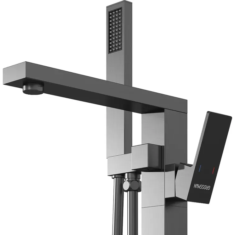 Смеситель для ванны Grossman Falcon 530.K35.08.420, латунь, цвет графит купить,280300