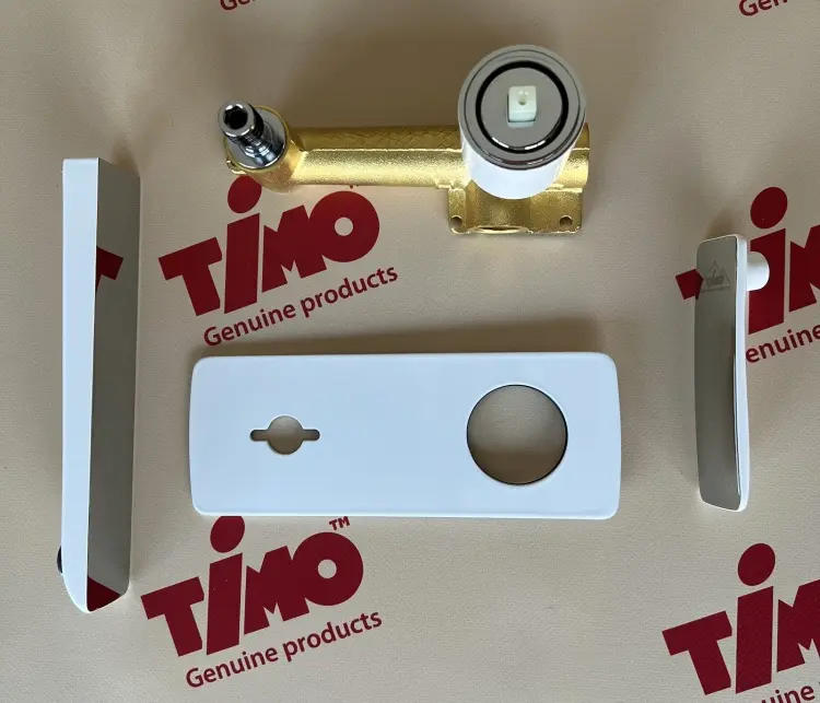 Смеситель Timo Helmi 4071/00-16SM, латунь, цвет белый, хром купить,NaN