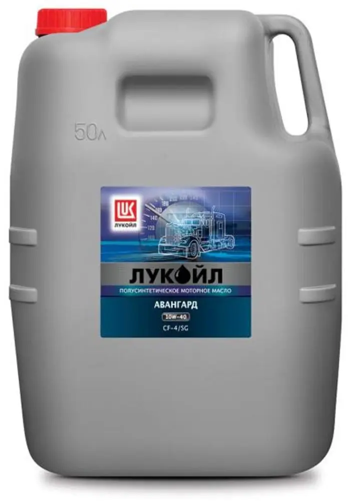 Моторное масло Полусинтетическое ЛУКОЙЛ Авангард 10W-40 50 л купить,146300