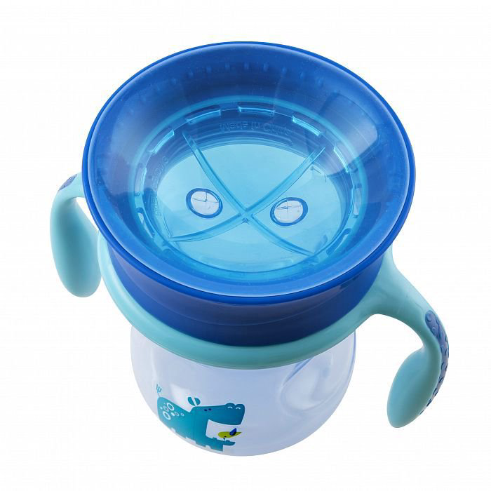 Поильник Chicco Perfect Cup Boy 12м+ голубой купить,NaN