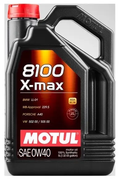Моторное масло Синтетическое Motul 8100 X-max 0W-40 4 л купить,64700