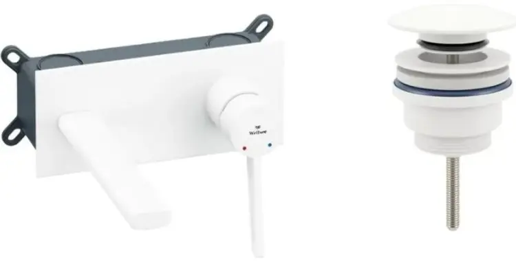 Смеситель с комплектующими Wellsee ONCE, латунь, цвет белый - ForteMarket Смеситель с комплектующими Wellsee ONCE, латунь, цвет белый купить,214100