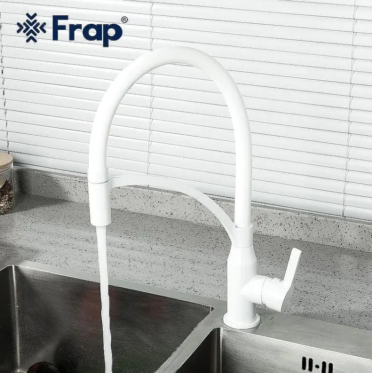 Смеситель Frap F4552-8, латунь, цвет белый купить,NaN