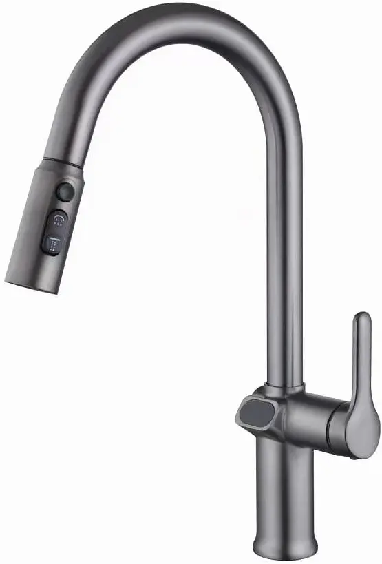 Смеситель для кухни ESKO K15GMLED, латунь, цвет стальной купить,123135