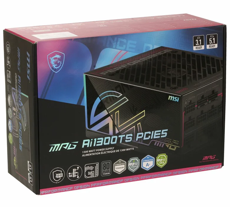 Блок питания MSI MPG Ai1300TS PCIE5 1300W 