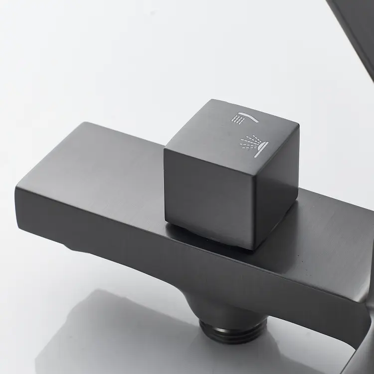 Смеситель для ванны Shevanik S9602T, латунь, цвет стальной купить,NaN