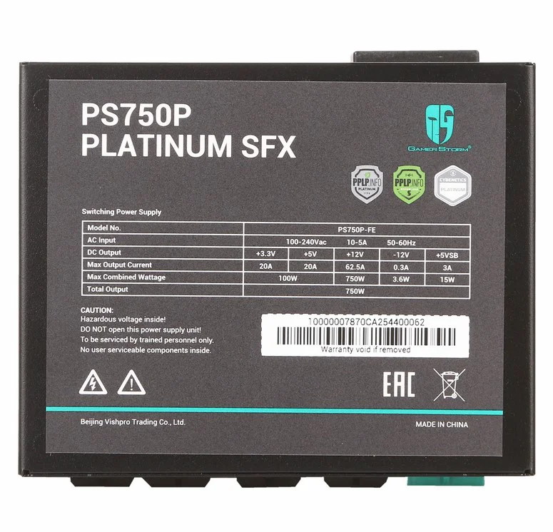Блок питания DeepCool GamerStorm PS750P-FE 750W купить,85500