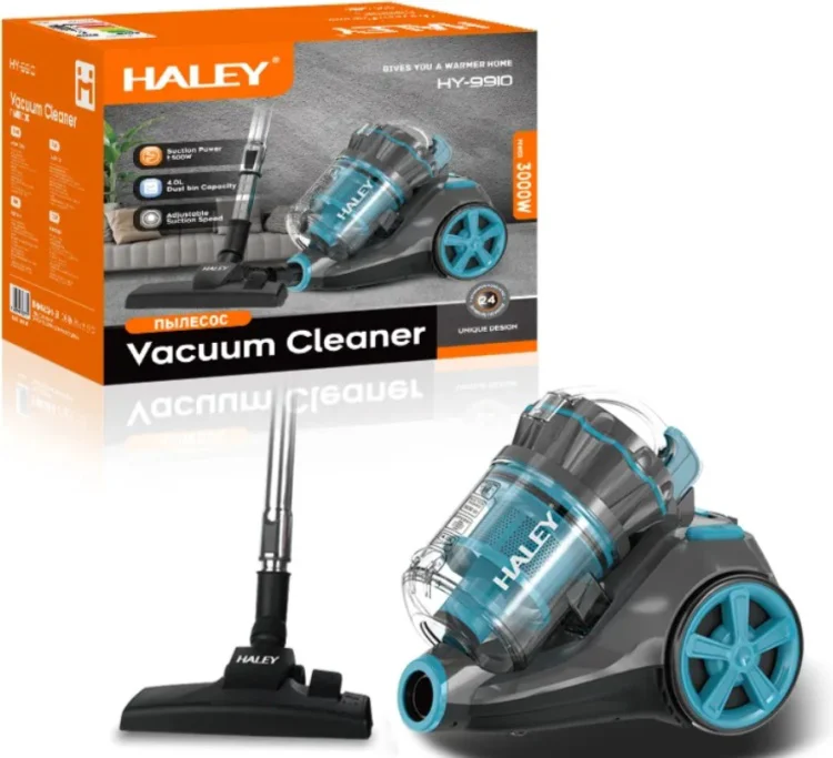 Пылесос Haley HY-9910 бирюзовый