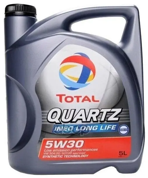 Моторное масло Синтетическое Total Quartz Ineo L Life 5W-30 5 л купить,NaN