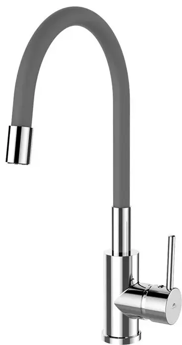 Смеситель Rubineta TW300GY8, латунь, цвет серый