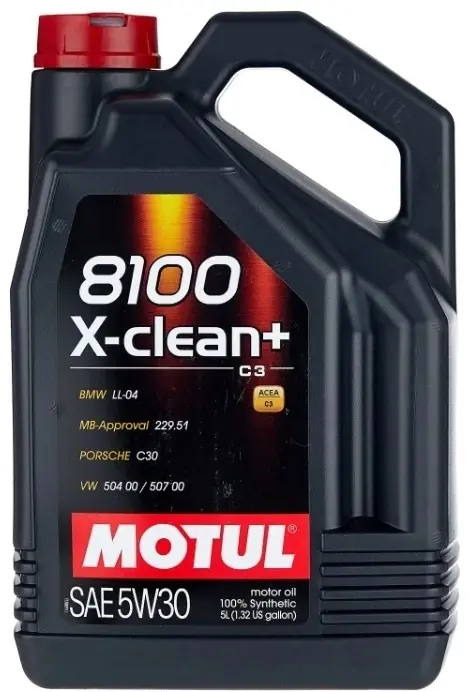 Моторное масло Синтетическое Motul 8100 X-clean+ 5W-30 5 л купить,81600