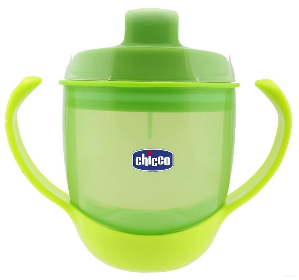 Поильник Chicco Meal 180мл зеленый купить,NaN